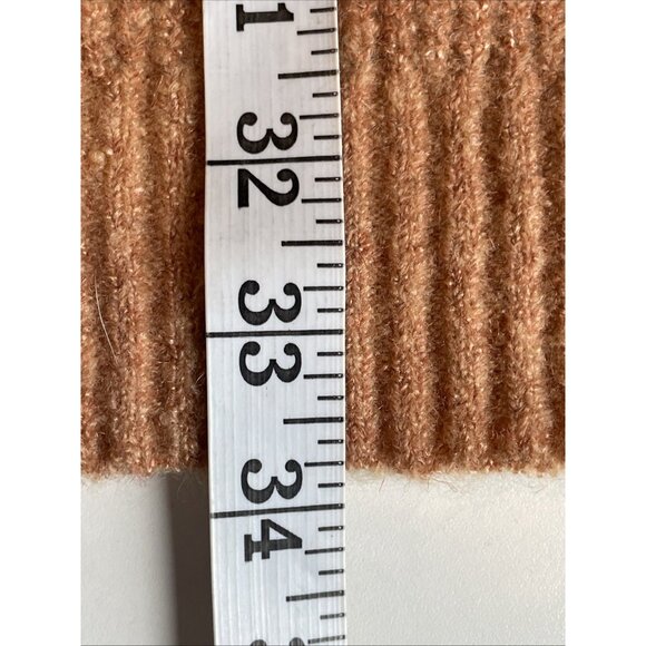 Dreamers Mock Neck Sweater Tunic Women's Large Spice Ribbed Soft Cozycore NWT - Picture 12 of 12